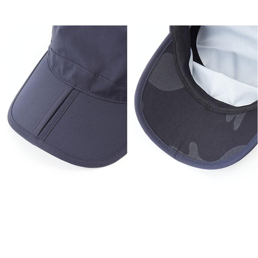 ワークキャップ メンズ 通販 メンズキャップ 帽子 ぼうし たためる ツバが折れる コンパクト 持ち運び サイズ調整 フリーサイズ 折りたためる おしゃれ 紫外線対策 男性 女性 男女兼用 庭作業 作業 アウトドア キャンプ ギフト 贈り物 ブラック ・