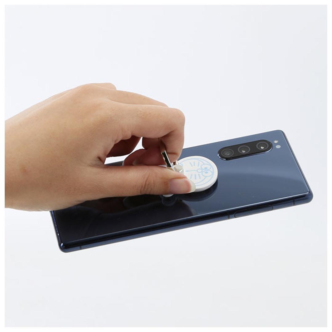 ドラえもん グッズ 通販 スマホ リング リングホルダー キャラクター おしゃれ スマートフォンリング バンカーリング かわいい ホルダー ホールドリング 大人女子 のび太 スネ夫 ドラミちゃん ジャイアン フラワーリング しずかちゃん DRS0015.ブルー ・