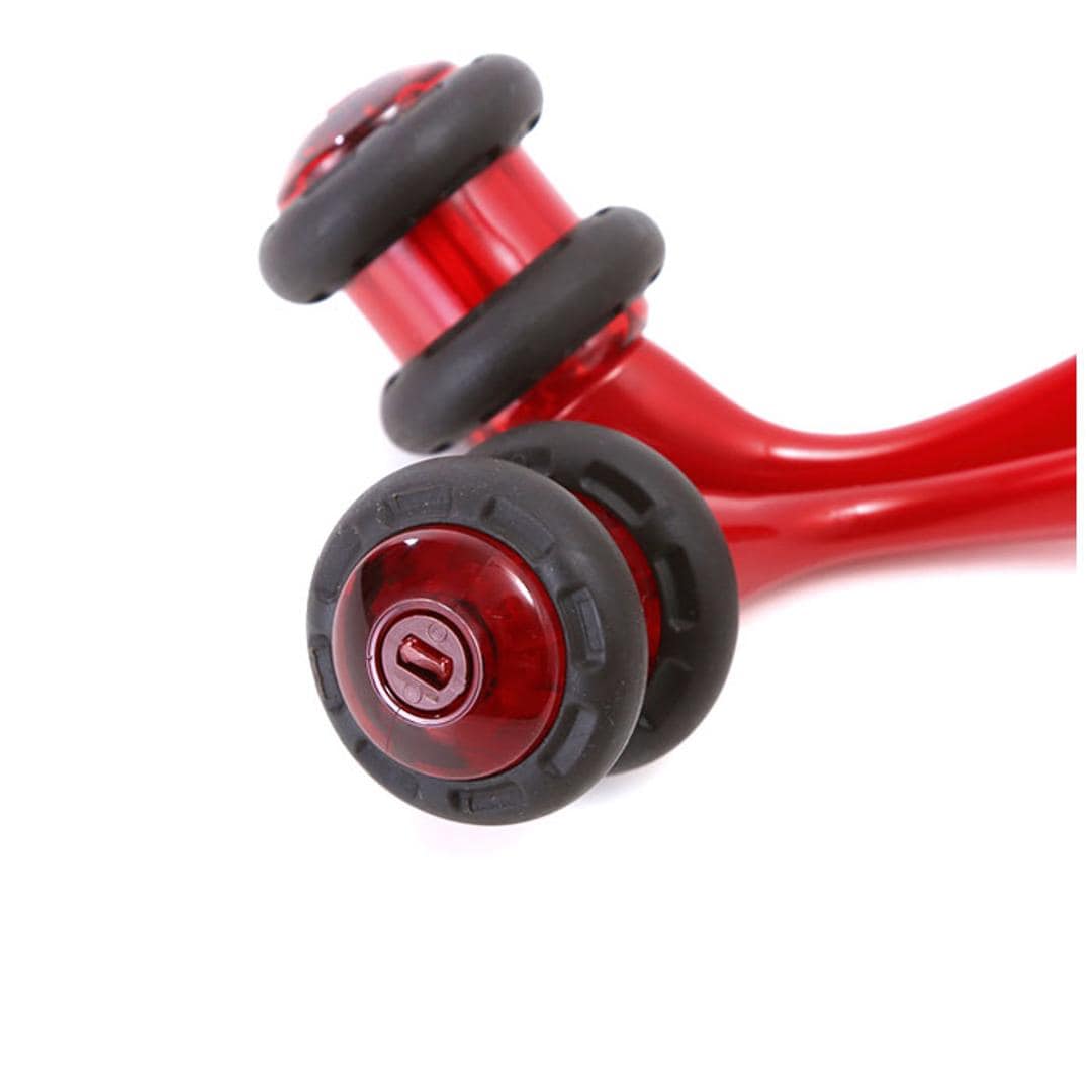 マッサージ ローラー 通販 リフトレージュ フェイスローラー フェイスマッサージ 太もも 足 顔 ウエスト 美顔ローラー ハンディマッサージャー お風呂 バスタイム エイジングケア 赤外線 美容 ボティローラー 遠赤外線 ホームエステ ベス工業 レッド ・