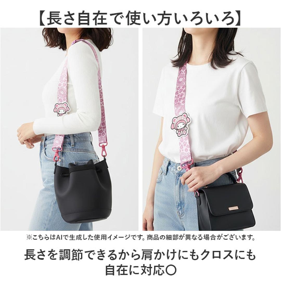 キャラクター ショルダーストラップ 通販 スマホストラップ 首かけ ネックストラップ スマホショルダー サンリオ グッズ スマートフォン かわいい 携帯 紐 ストラップ マルチリングプラス 肩掛け 首掛け 斜めがけ 長さ調節可能 ショルダー 落下防止 ハローキティ ・