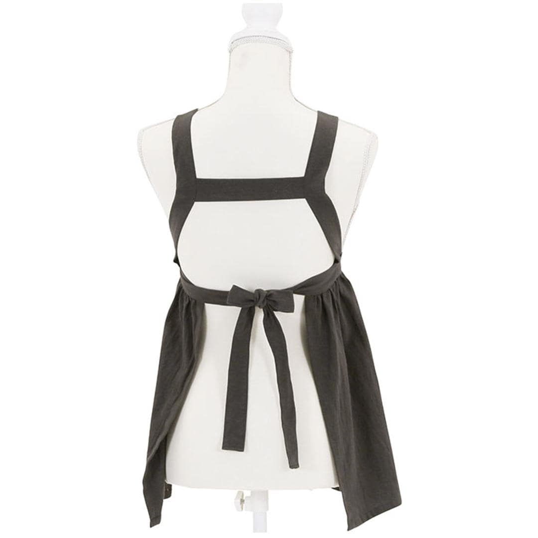 エプロン キッズ 子供用 通販 サーケル お手伝い ドレスエプロン 前掛け エプロンドレス ギャザーエプロン かわいい 女の子 子ども こども おしゃれ コットン 家事 キッチン 掃除 料理 綿100% ギフト チャコール ・