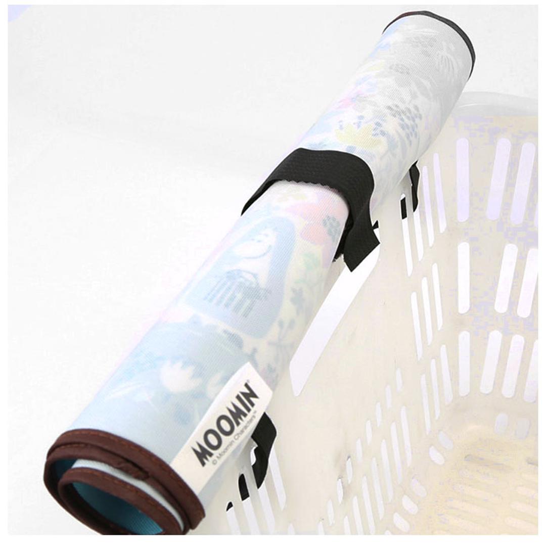 レジカゴ カバー 通販 レジかごカバー キャラクター グッズ ムーミン リトルミイ マイバスケット おしゃれ はっ水 買い物かご ふた マイバッグ 軽量 かご バスケット 北欧 雑貨 mn018.ブルーム ・