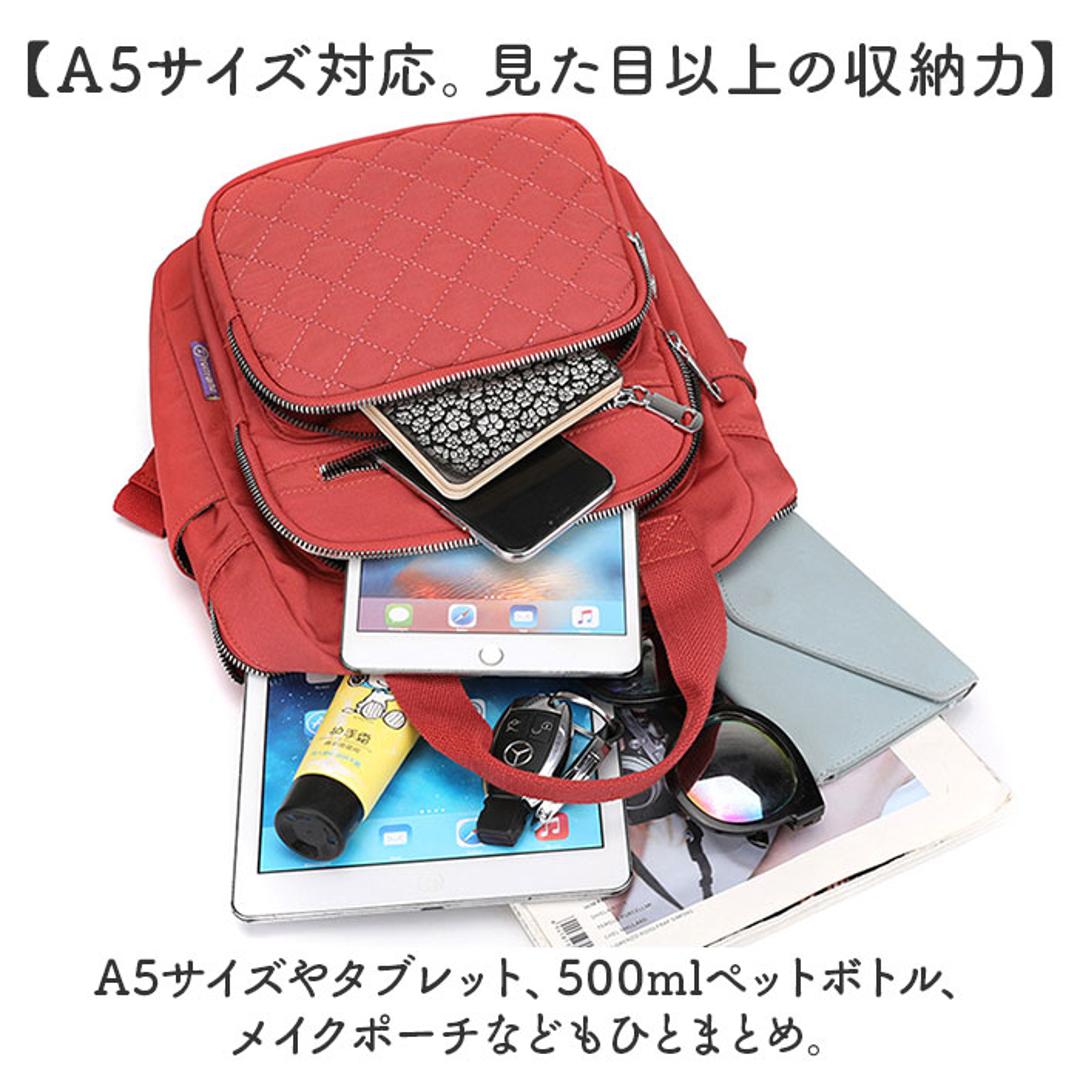 リュック レディース 軽量 おしゃれ 通販 バッグ バック ディバッグ ディバック かばん 鞄 ナイロンバッグ ナイロンバック リュクサック マザーズリュック ショルダーバッグ ショルダーバック 大容量 オシャレ ママリュック 通勤 通学 旅行 ワインレッド ・