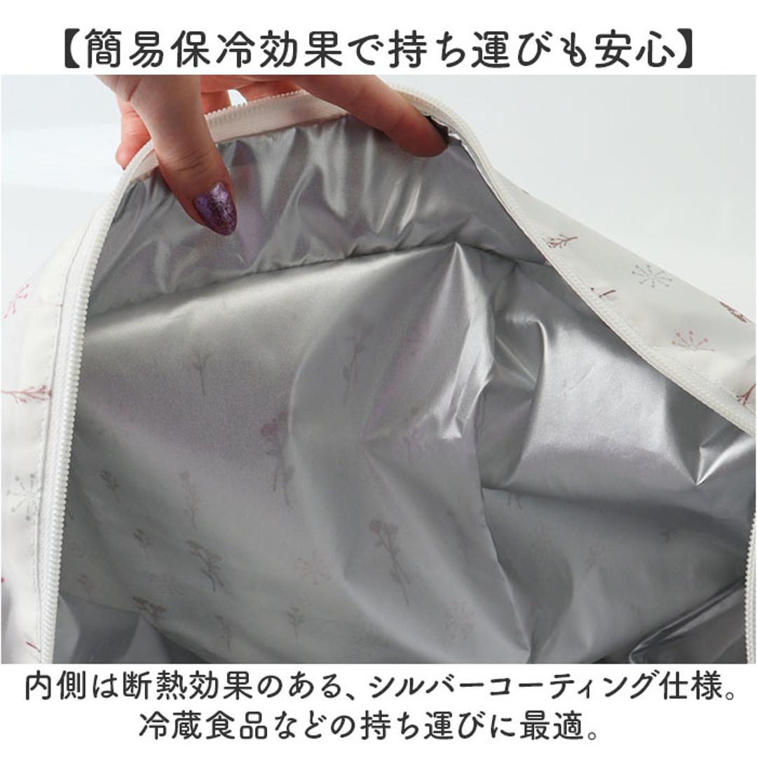 クーラーバッグ トート 保冷 通販 クーラーバック 保冷バッグ 保冷バック サブバッグ サブバック エコバッグ エコバック 保冷エコバッグ 保冷エコバック 手提げ トートバッグ トートバック 保温 マチあり 保冷保温 コンパクト かわいい 可愛い フラワーPK ・