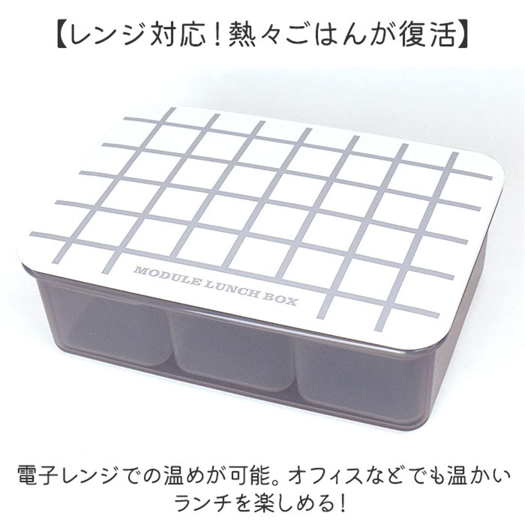 弁当箱 小分けケース付き 通販 お弁当箱 小分け ケース ランチボックス MODULE LUNCH BOX GRID L お弁当用 電子レンジOK レンジOK 冷凍保存 作り置き おかず 冷凍 冷凍食品 ピッタリ入る つくりおき 時短 楽々 らくらく 便利 レッド ・