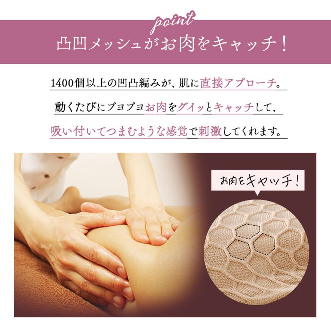 ガードル ぽっこりお腹 ハイウエスト 通販 2枚組 スタイルアップガードル 骨盤ガードル 桜香純子 桜香流 凹凸編み インナー 保温効果 着るだけ セルスルーエステ エステ ウエストシェイプ ヒップアップ 引き締め 揉みほぐし 下着 ブラック 【即日発送】M