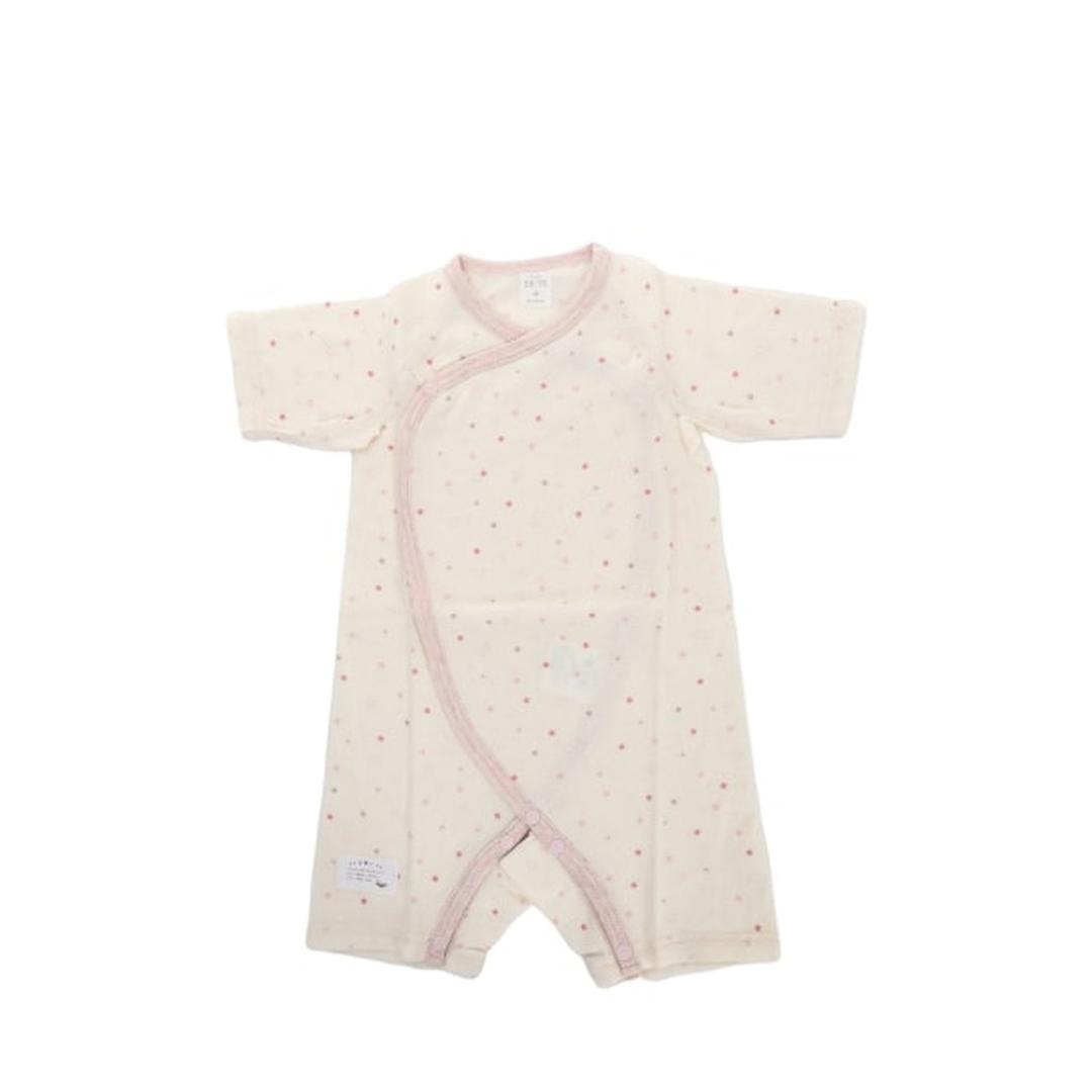 育児工房 オーガニック コンビオール ベビー 通販 日本製 コンビ肌着 肌着 綿 コットン オーガニックコンビオール ベビー服 吊天竺 つりてんじつ 快適 赤ちゃん 出産祝い プレゼント 贈り物 ギフト 着心地が良い かわいい 可愛い ベビーウェア ベビーグッズ ピンク ・