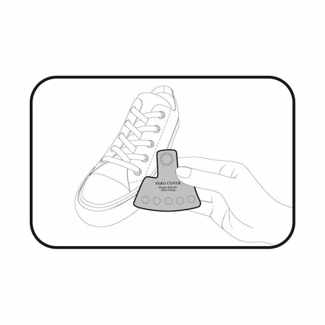 シューアクセサリー 通販 PERO COVER ペロカバー 装飾的アクセサリー シューパーツ シューチャーム シューズアクセサリー おしゃれ 上品 かわいい 男女兼用 スニーカー 簡単取付 靴アクセサリー 靴 くつ シューズ 贈り物 ギフト プレゼント Ornament/Black ・