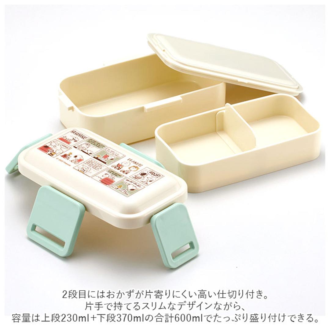 Skater スケーター 弁当箱 2段 ランチボックス キャラクター 通販 弁当 600ml ふわっと弁当箱 食洗機 電子レンジ レンジ 抗菌 仕切り スリム コンパクト 電子レンジ可 食洗機可 フタ ドーム型 くっつきにくい 汁漏れしにくい 4点ロック 収納 便利 ズートピア/ニック ・