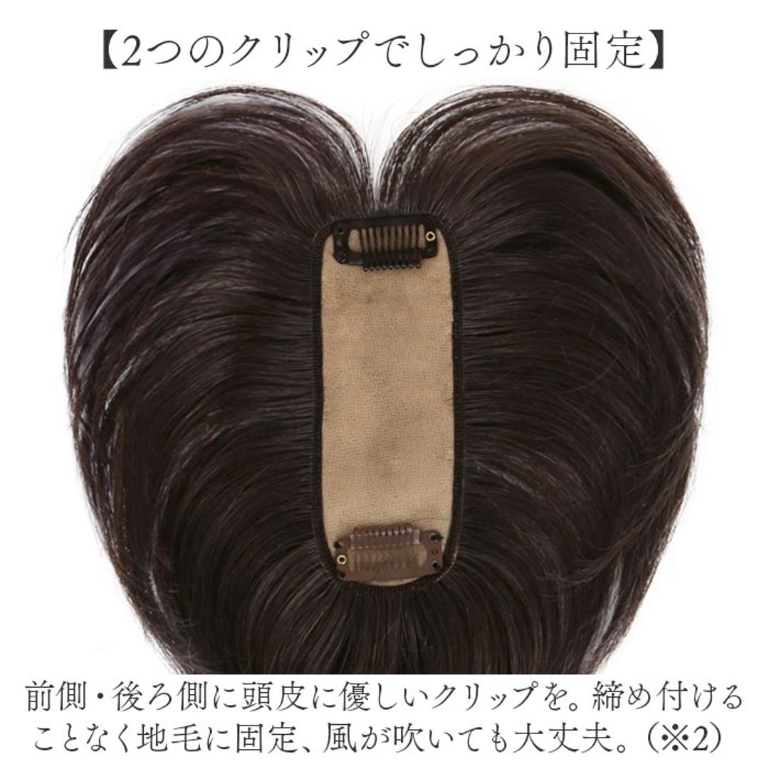 プリシラ 部分 ウィッグ prisila ST-100 通販 かつら 女性 レディース 部分ウィッグ ポイントウイッグ ヘアピース ポイントウィッグ ウイッグ 頭頂部 つむじ 白髪隠し 白髪かくし カツラ 人毛100% 人 毛 100 分け目 増毛部分かつら ZBDK/人毛ダークブラック ・