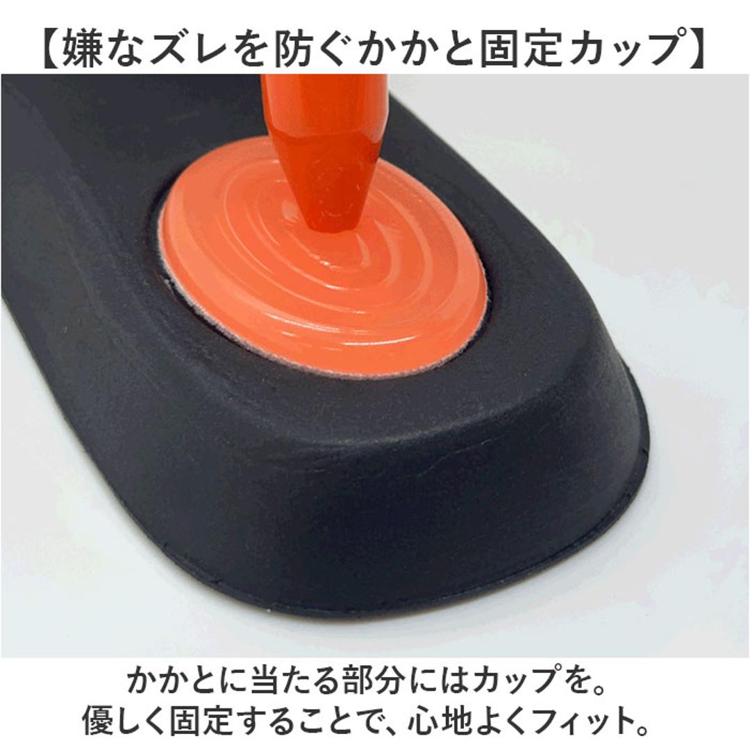 インソール 中敷き 衝撃吸収 通販 パワースリム アクティブインソール 中敷 薄型 薄い 薄手 トレーニング ソール 体幹 姿勢 土踏まず アーチ クッション ウォーキング 健康グッズ 靴ケア用品 グレー M(23.0-23.5cm)