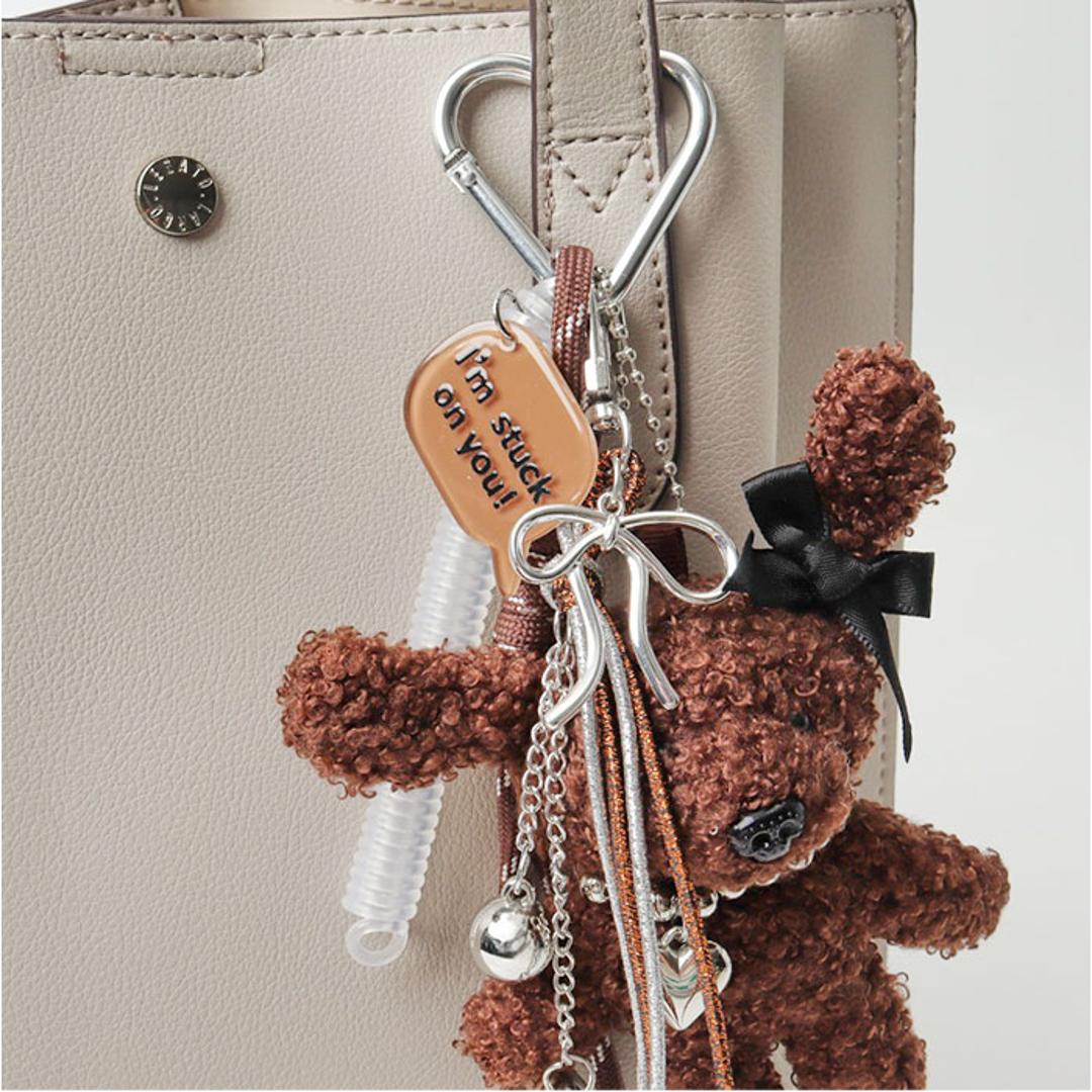 ぬいぐるみチャーム 通販 ドッグチャーム ぬいぐるみ キーホルダー 動物 バッグチャーム バッグアクセサリー バッグ に つける アクセサリー チャーム ハート カラビナ マスコット アニマル 女の子 子供 高校生 レディース おしゃれ かわいい 可愛い スマホ ブラック ・