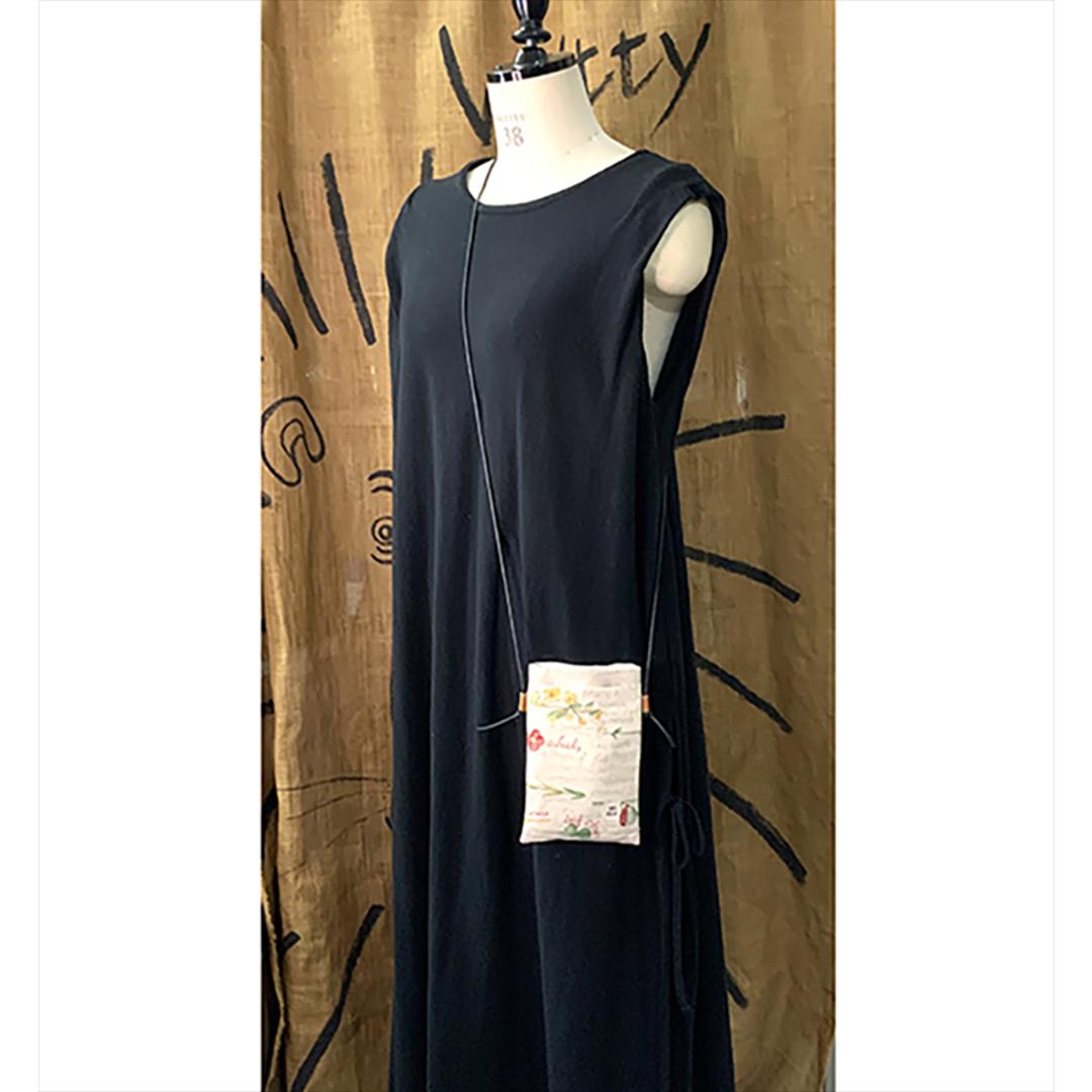 スマホショルダー 斜めがけ 通販 ミニショルダー ポシェット 斜め掛け バッグ バック ミニバッグ ミニバック ミニショルダーバッグ 大人 かわいい おしゃれ レディース メンズ ユニセックス 可愛い 布 ナチュラル エコハーブ EcoHerb RE2-522 ベージュ系 ・