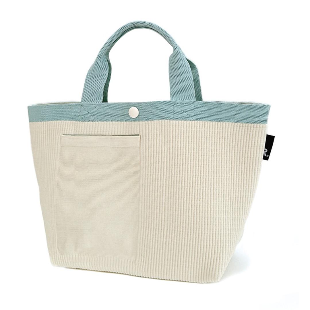 ルートート トートバッグ ROOTOTE 1035 通販 トートバック 小さめ レディース 通学 通勤 手提げバッグ 手提げ袋 手提げかばん 手提げカバン 手提げ鞄 おしゃれ シンプル 無地 配色 ニット 大人 かわいい 自立 R-full DELI デリ BLACK ・