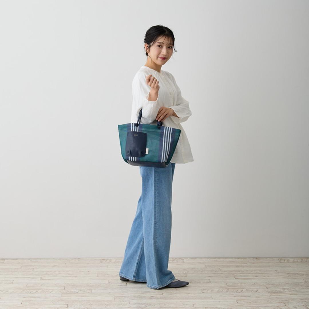 ルートート トートバッグ ROOTOTE 1084 通販 トートバック 手提げバッグ 手提げ袋 手提げかばん 手提げカバン 手提げ鞄 レディース 軽量 軽い 通勤 通学 おしゃれ 配色 洗える 手洗い ストライプ wefer ウエッファ DELI デリ SAX ・