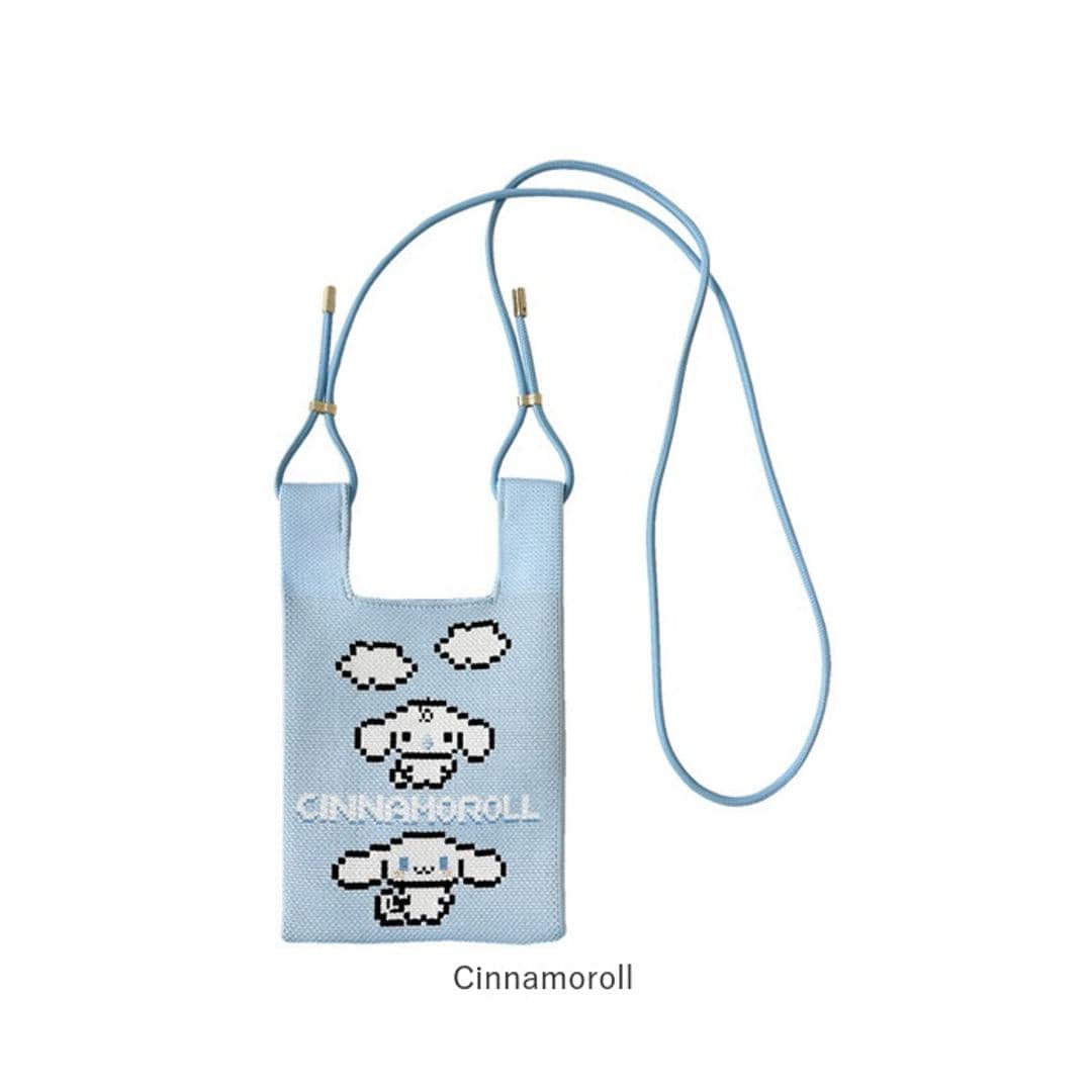 ルートート ミニ ショルダー 通販 ショルダーバッグ IP.BRニット.サンリオキャラクターズ-B キャラクター ミニショルダーバッグ 斜め掛け 肩掛け かわいい 可愛い おしゃれ お出かけ 小さめ お散歩 女性 バッグ プレゼント ギフト ROOTOTE houndstooth ・