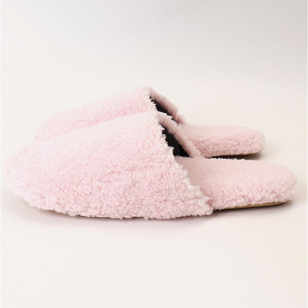 ヨコズナクリエーション トイレスリッパ 通販 SUMIKA スミカ スリッパ シープボア トイレ用スリッパ ルームスリッパ ルームシューズ 室内履き 部屋履きスリッパ おしゃれ かわいい ふわふわ もこもこ 無地 シンプル トイレファブリック トイレ用品 ピンク ・