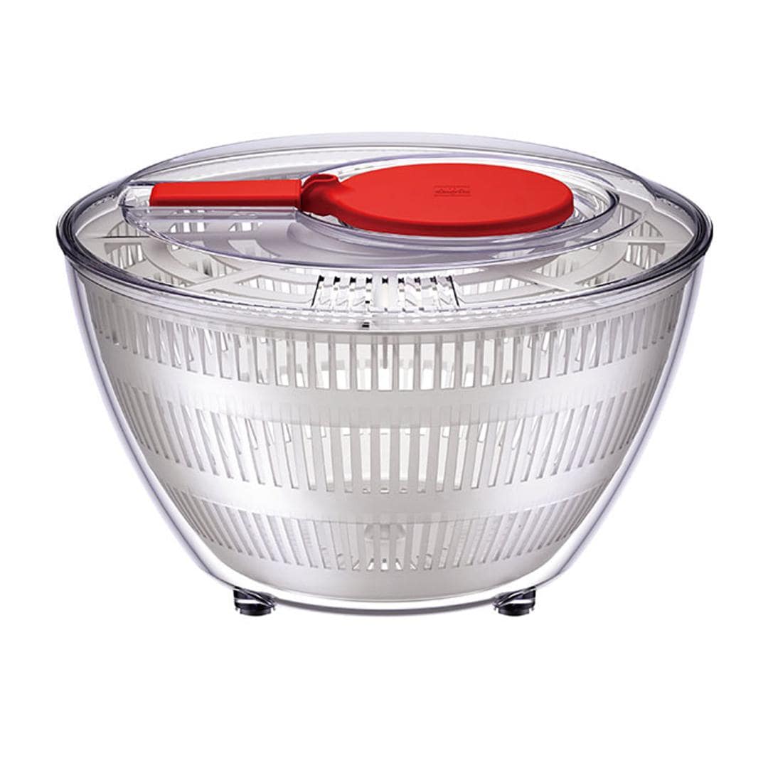 ヴィヴ viv 野菜 水切り 通販 サラダスピナー Lサイズ 野菜水切り器 野菜水切り サラダ ボウル ザル 洗いやすい 大きめ 台所用品 水切りかご シンプル おしゃれ キッチン雑貨 日本製 レッド ・