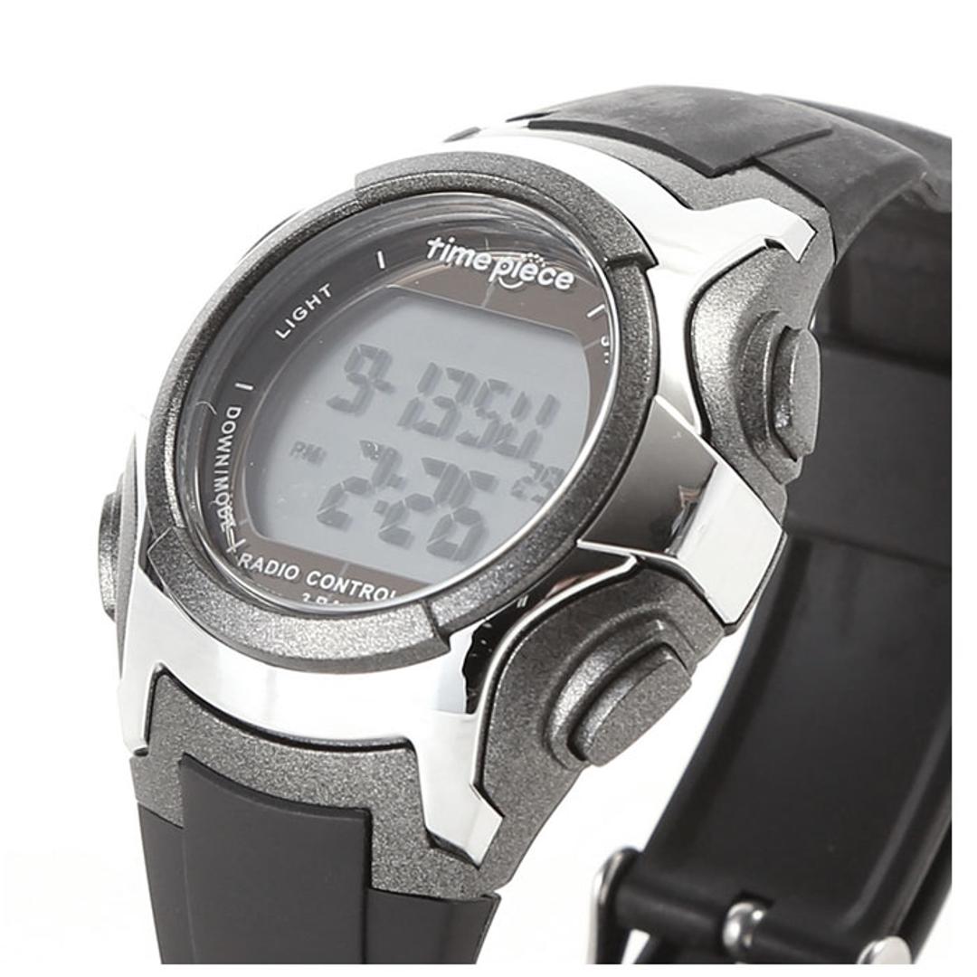 腕時計 メンズ ソーラー 電波 通販 生活防水 シンプル デジタル 電波時計 多機能 男の子 男子 男性 通勤 スポーツ ランニング 男女兼用 中学生 高校生 リストウォッチ time piece タイムピース TPW-001 TPW-002 TPW-001.GM ・