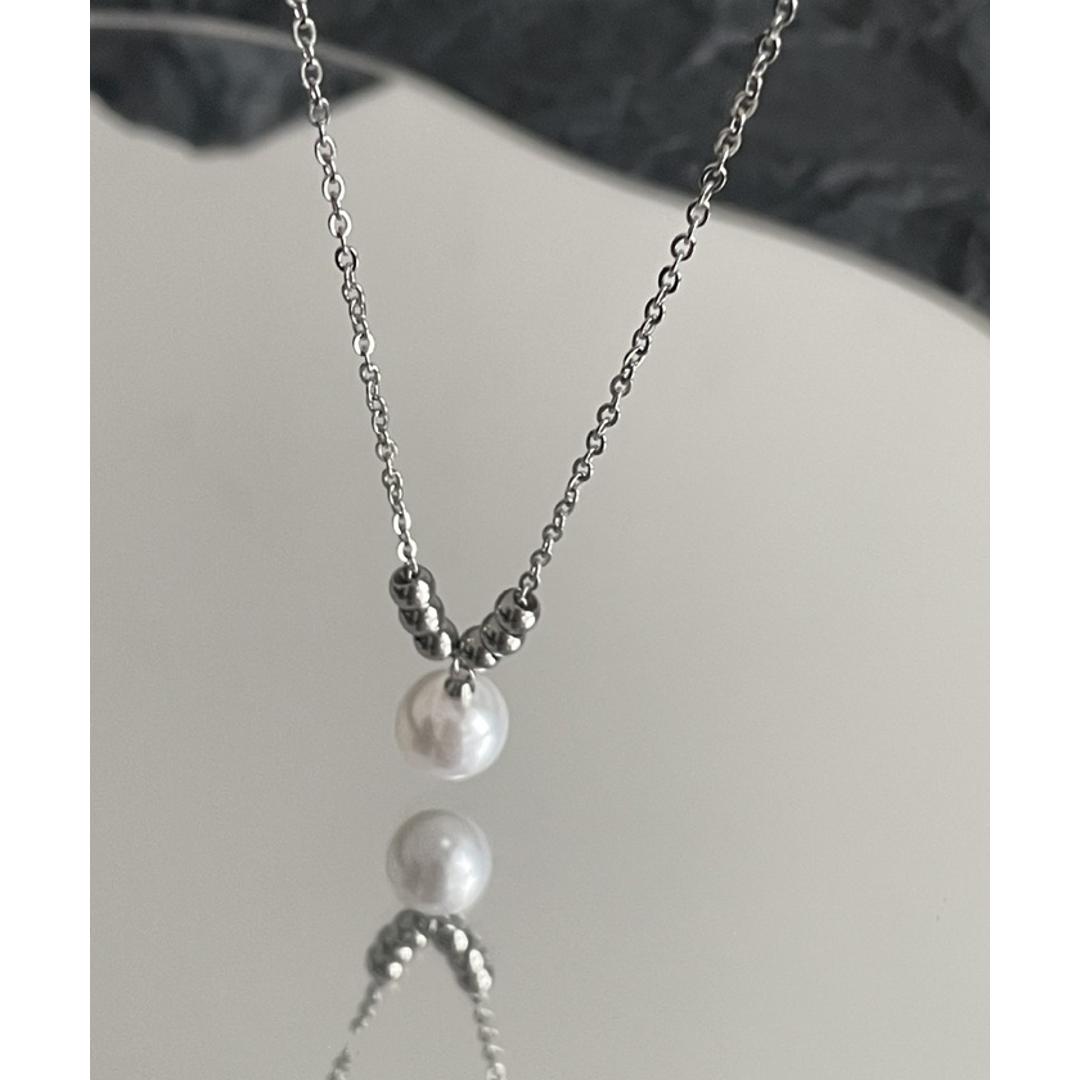 パール ネックレス 一粒 通販 ペンダント 首飾り ジュエリー アクセサリー レディース フォーマル かわいい おしゃれ 可愛い オシャレ 大人っぽい 上品 シルバー パールネックレス nec-0500 ダイヤモンドハーツ Diamond Hearts シルバー ・