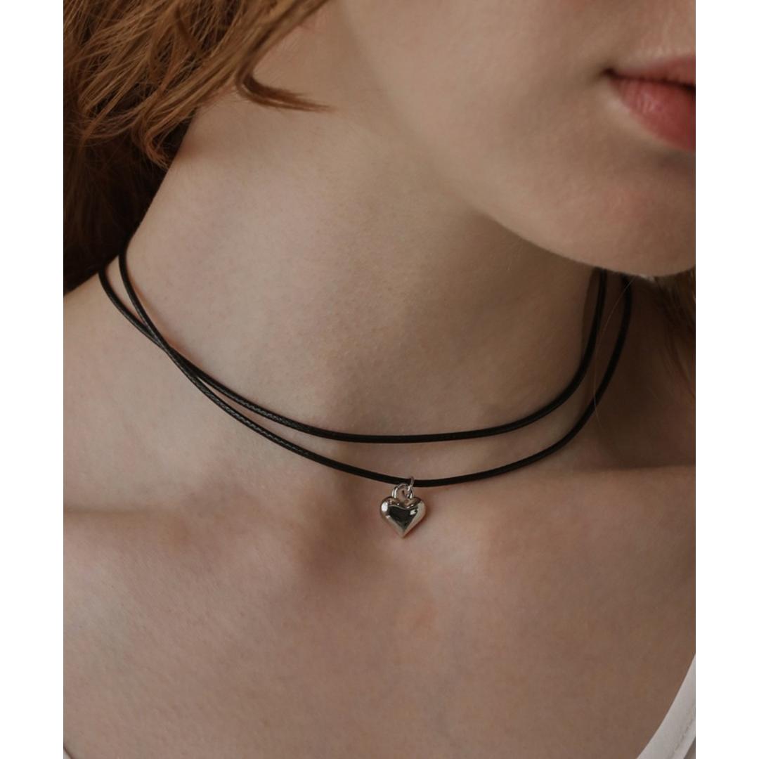 ミニハートチャームネックレス ダイヤモンドハーツ 通販 アクセサリー ジュエリー レディース Diamond Hearts ハートチャーム ペンダント チャーム おしゃれ きれいめ かわいい カジュアル シンプル 小さめ 誕生日 ギフト 贈り物 プレゼント シルバー 45cm