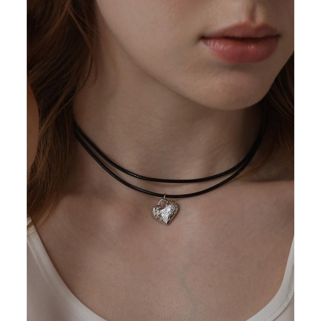 ネックレス レディース ハート 通販 ペンダント コードネックレス ジュエリー レディースアクセサリー シンプル 大人 女性 かわいい おしゃれ 可愛い オシャレ カジュアル 大人っぽい nec-505-0 ダイヤモンドハーツ Diamond Hearts シルバー 45cm
