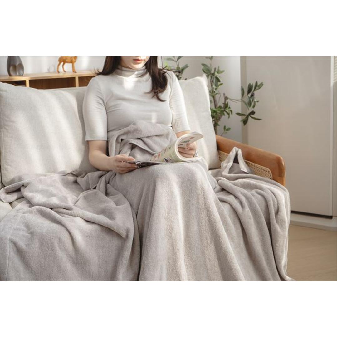 タオルケット 綿100% シングル 通販 コットンタオルケット ケット 大判タオルケット 毛布 布団 ふとん 大判 ブランケット ひざ掛け 膝掛け 膝掛 寝具 寝室 オールシーズン 車内 リビング キャンプ アウトドア お昼寝 昼寝 インテリア ラテベージュ ・