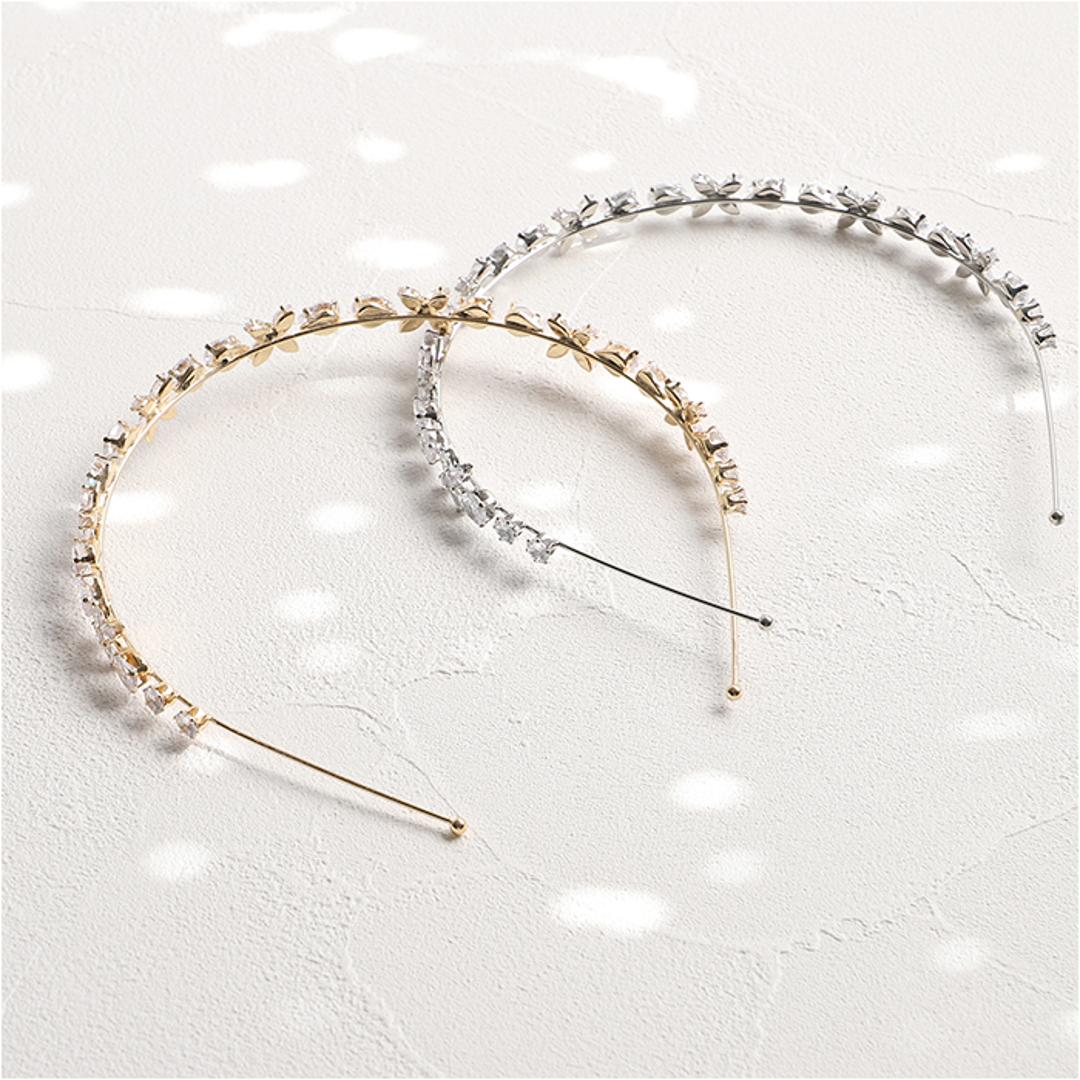 RORA カチューシャ 細め 通販 ローラ エイヴァ ヘッドドレス ヘアアクセサリー 髪飾り キッズ 子供 子ども こども 女の子 女子 キラキラ ビジュー フォーマル おしゃれ かわいい 入園式 卒園式 入学式 卒業式 発表会 結婚式 キッズファッション ゴールド ・