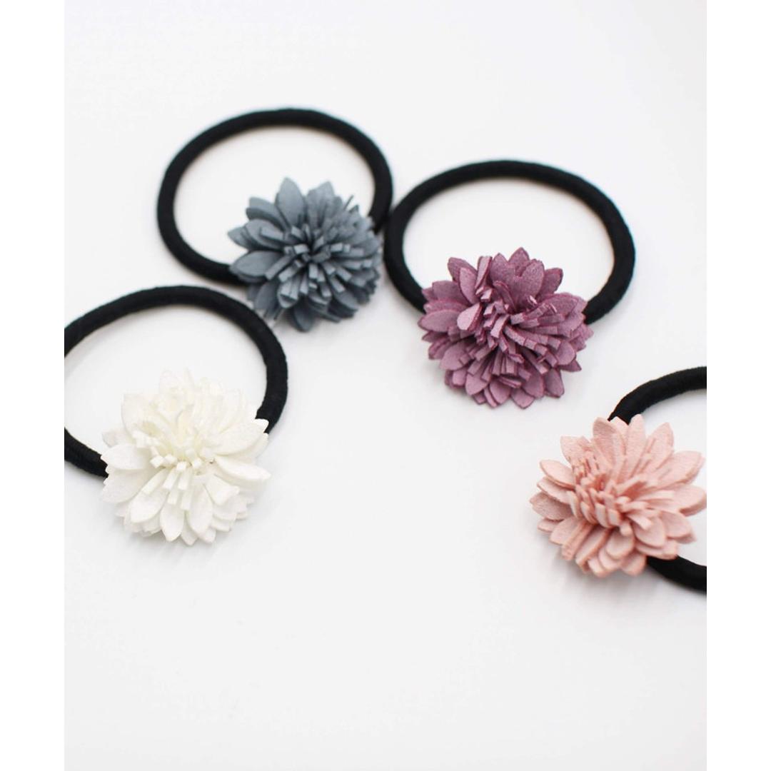 Rora ヘアゴム キッズ おしゃれ 通販 お花 フラワー 48202102 ベラお花モチーフヘアゴム 小さめ 女の子 大人っぽい 卒園式 入学式 卒業式 結婚式 発表会 かわいい オシャレ 可愛い ヘアアレンジ ヘアーアクセサリー ヘアアクセサリー キッズファッション ブルー フリー