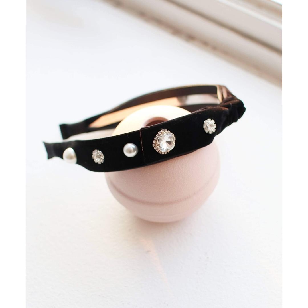 Rora カチューシャ 通販 リボン パール キラキラ 48502102 髪飾り ヘッドドレス 子供 フォーマル 可愛い おしゃれ 発表会 入園式 卒園式 入学式 子ども用アクセサリー ヘアアレンジ ヘアーアクセサリー ヘアアクセサリー キッズファッション ブラック フリー