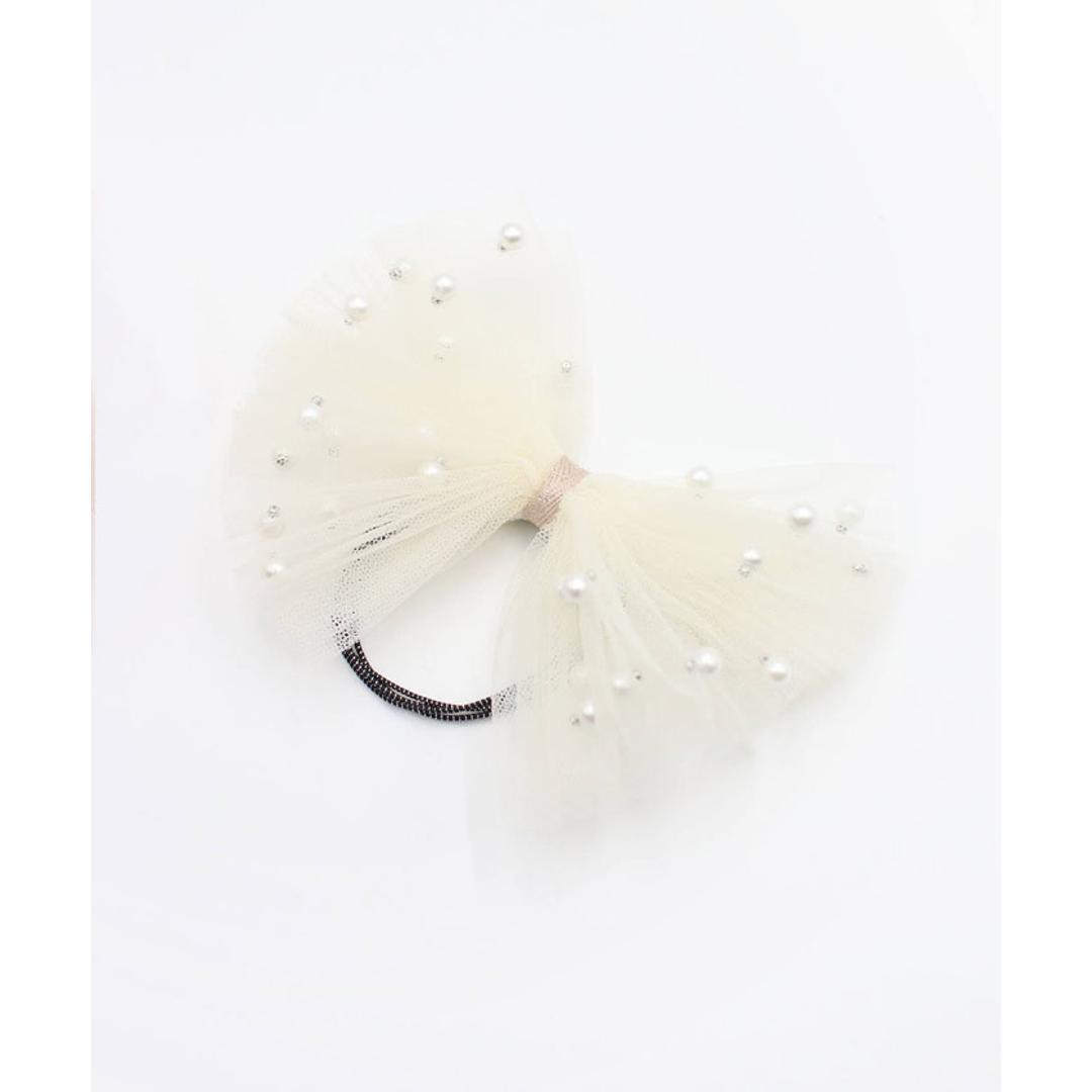 リボン 大きめ ヘアゴム キッズ 通販 ヘア ゴム 髪飾り 子供 子ども 子供用 女の子 卒園式 入学式 卒業式 ピアノ発表会 おしゃれ かわいい 結婚式 キラキラ パール フォーマル ヘアアレンジ ヘアーアクセサリー ヘアアクセサリー キッズファッション クリーム FREE