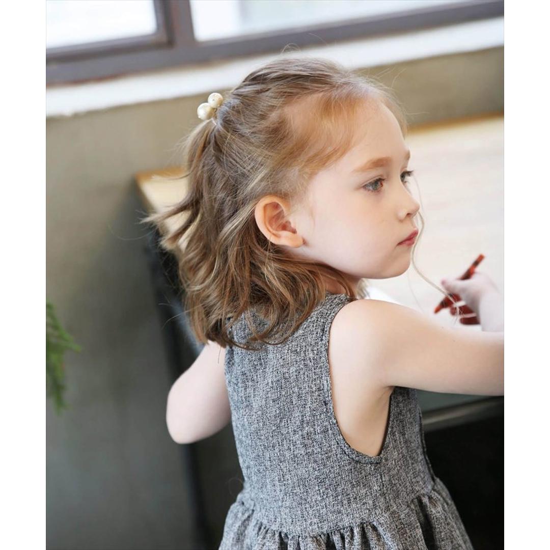 Rora ヘアゴム キッズ 通販 ゴールディ 髪ゴム 髪飾り 髪留め ボール ボンボン ゴールド 女の子 子供 子ども こども おしゃれ かわいい フォーマル カジュアル 入園式 卒園式 入学式 卒業式 結婚式 パーティー ヘアアレンジ ヘアアクセサリー ゴールド フリー