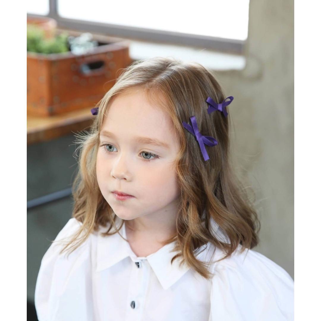 Rora ヘアクリップ キッズ 3個セット 通販 ヘア クリップ 68232302 ランランリボンヘアピン リボン 子供 女の子 大人っぽい 卒園式 入学式 結婚式 発表会 おしゃれ 可愛い オシャレ ヘアアレンジ ヘアーアクセサリー ヘアアクセサリー キッズファッション ブラック フリー