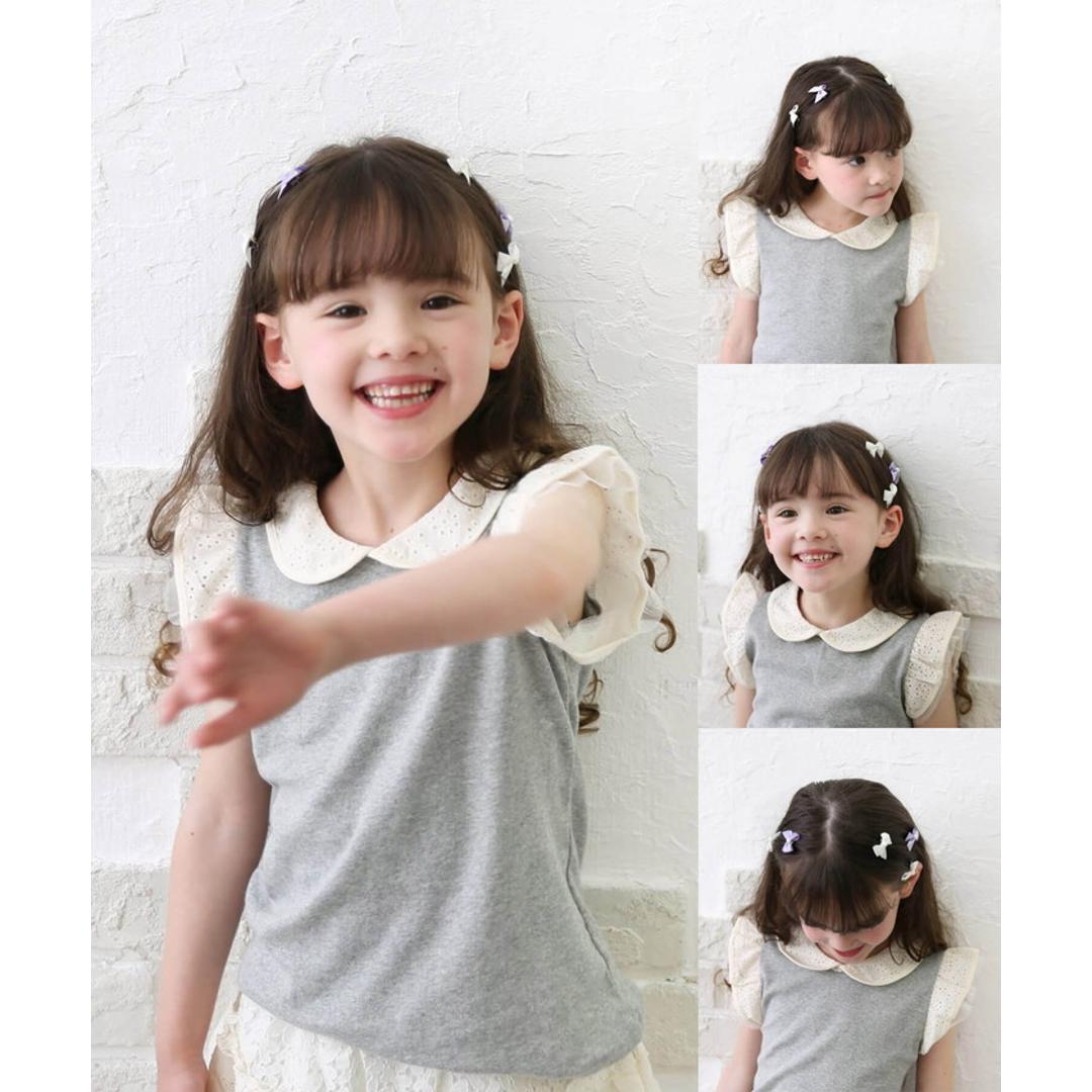 Rora ヘアクリップ キッズ 通販 ローラ スモールシック ヘアピン 髪飾り 髪留め リボン パール ハート 発表会 結婚式 卒園式 入学式 女の子 女子 かわいい おしゃれ 子供 子ども こども ヘアーアクセサリー ヘアアクセサリー キッズファッション ブラック フリー