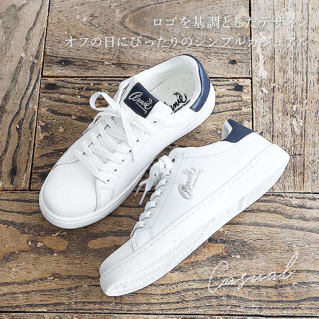 Arnold Palmer アーノルドパーマー レディース スニーカー 通販 ひも靴 紐靴 運動靴 ランニングシューズ ウォーキングシューズ カジュアルシューズ 靴 シューズ コートスニーカー 紐 ひも AN0602 カジュアル ランニング ウォーキング フラット ホワイト 【即日発送】23cm