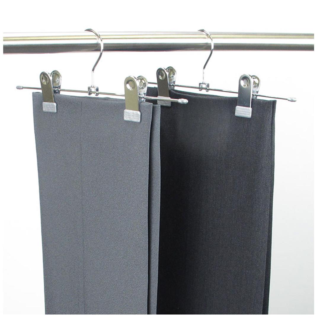 ハンガー すべらない 10本 通販 女性用 スカートハンガー 10本組 セット ボトムス おしゃれ クリップ ハンガー ブランド アニマーレ シルバー 洋服 衣類収納 新生活 シンプル インテリア サワフジ 滑らない シルバー ・