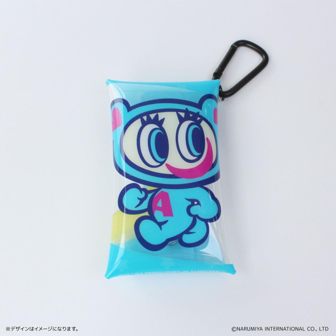 ナルミヤキャラクターズ グッズ 通販 エンジェルブルー ナルミヤ NARUMIYA ポーチ クリアポーチ カラビナ クリアマルチケース クリアケース 化粧ポーチ 女の子 小学生 女子 中学生 ブランド キャラクター かわいい 可愛い おしゃれ オシャレ ナカムラくんアップ ・