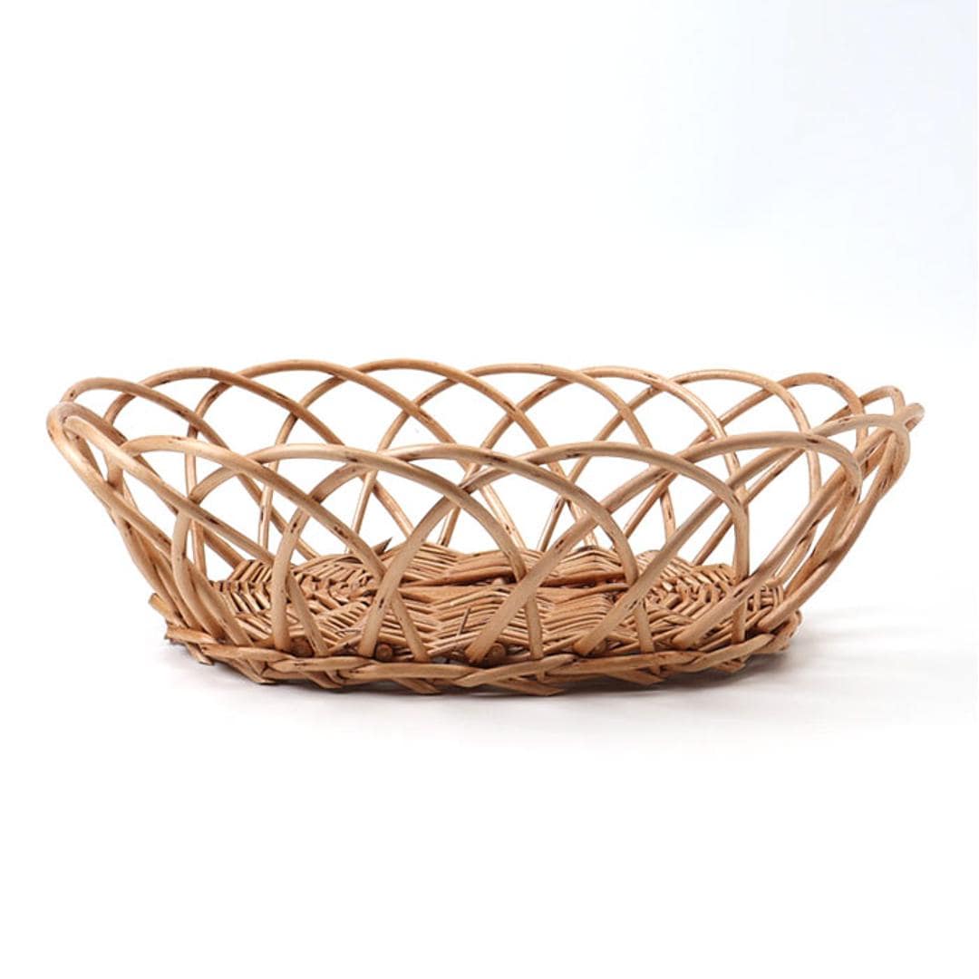 かご カゴ バスケット 通販 籠 容器 収納 収納ケース 小物入れ 収納かご 柳 整理用品 整理整頓 インテリア 収納用品 ナチュラル かわいい 可愛い ギフト 贈りもの おしゃれ オシャレ 便利 生活雑貨 日用品雑貨 収納家具 ブラウン ・