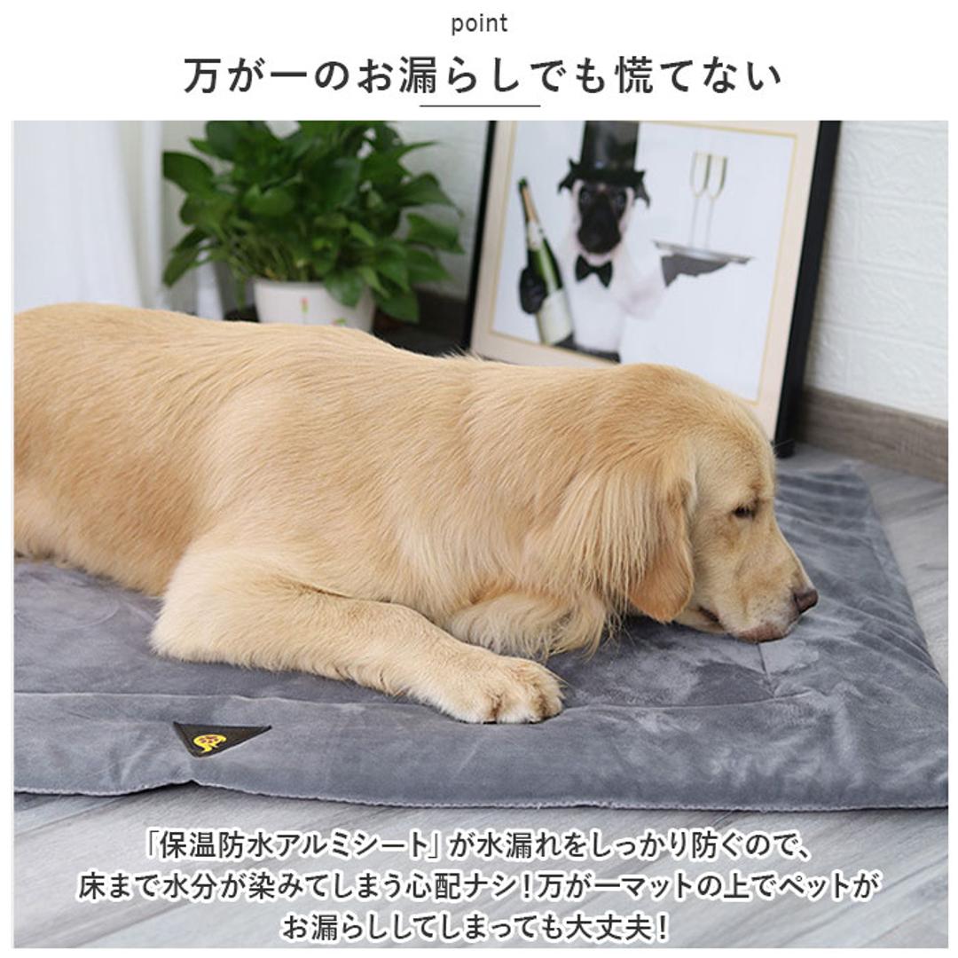 ペットマット 秋冬 通販 ベッド マット クッション 犬 犬用 いぬ Sサイズ 猫 ネコ ねこ 保温 寒さ対策 防寒 滑り止め ふわふわ 綿 シンプル 室内 屋外 車 ケージ ケアマット 漏れ防止 ペット用品 ペット用寝具 ブラウン 【即日発送】S