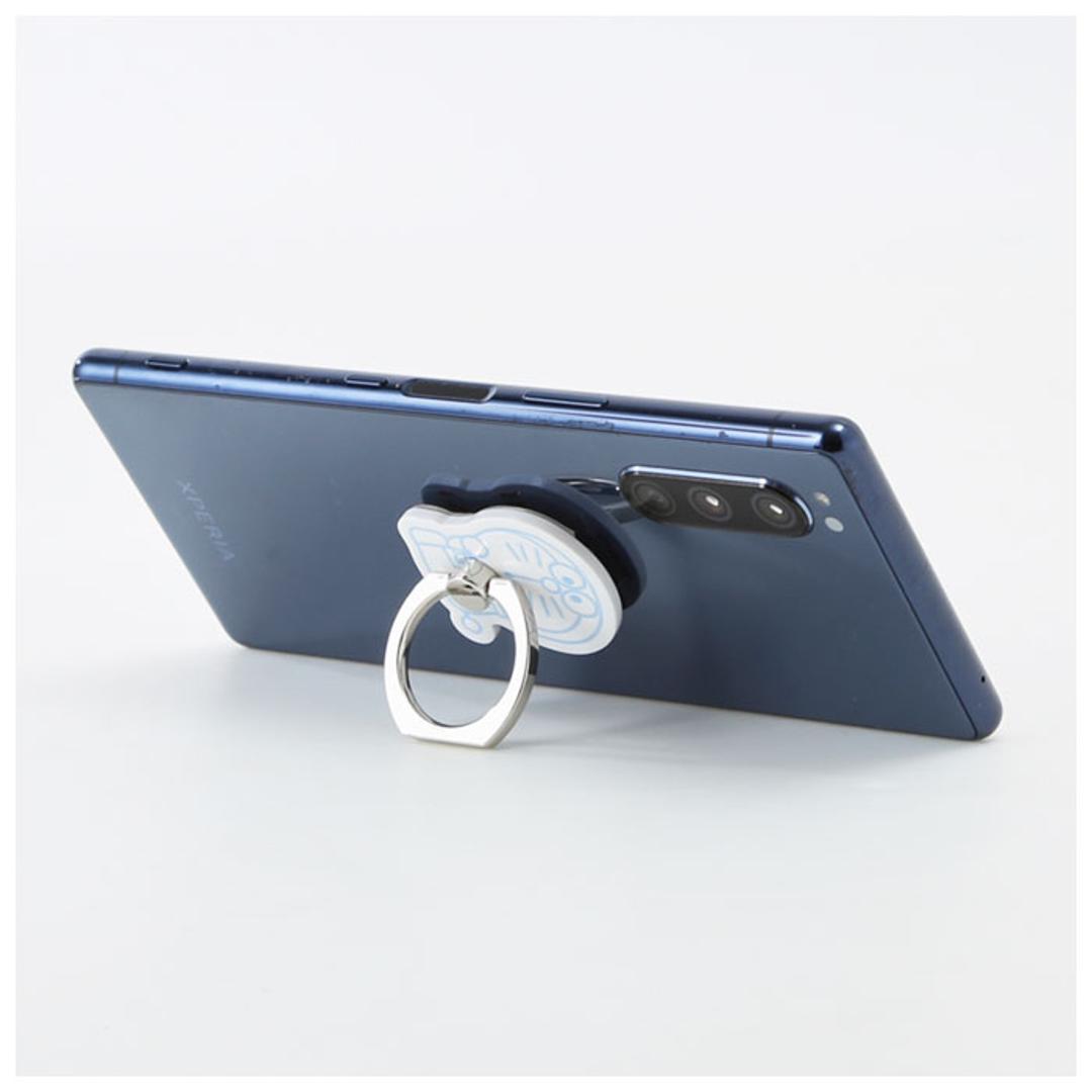 ドラえもん グッズ 通販 スマホ リング リングホルダー キャラクター おしゃれ スマートフォンリング バンカーリング かわいい ホルダー ホールドリング 大人女子 のび太 スネ夫 ドラミちゃん ジャイアン フラワーリング しずかちゃん DRS0015.ブルー ・