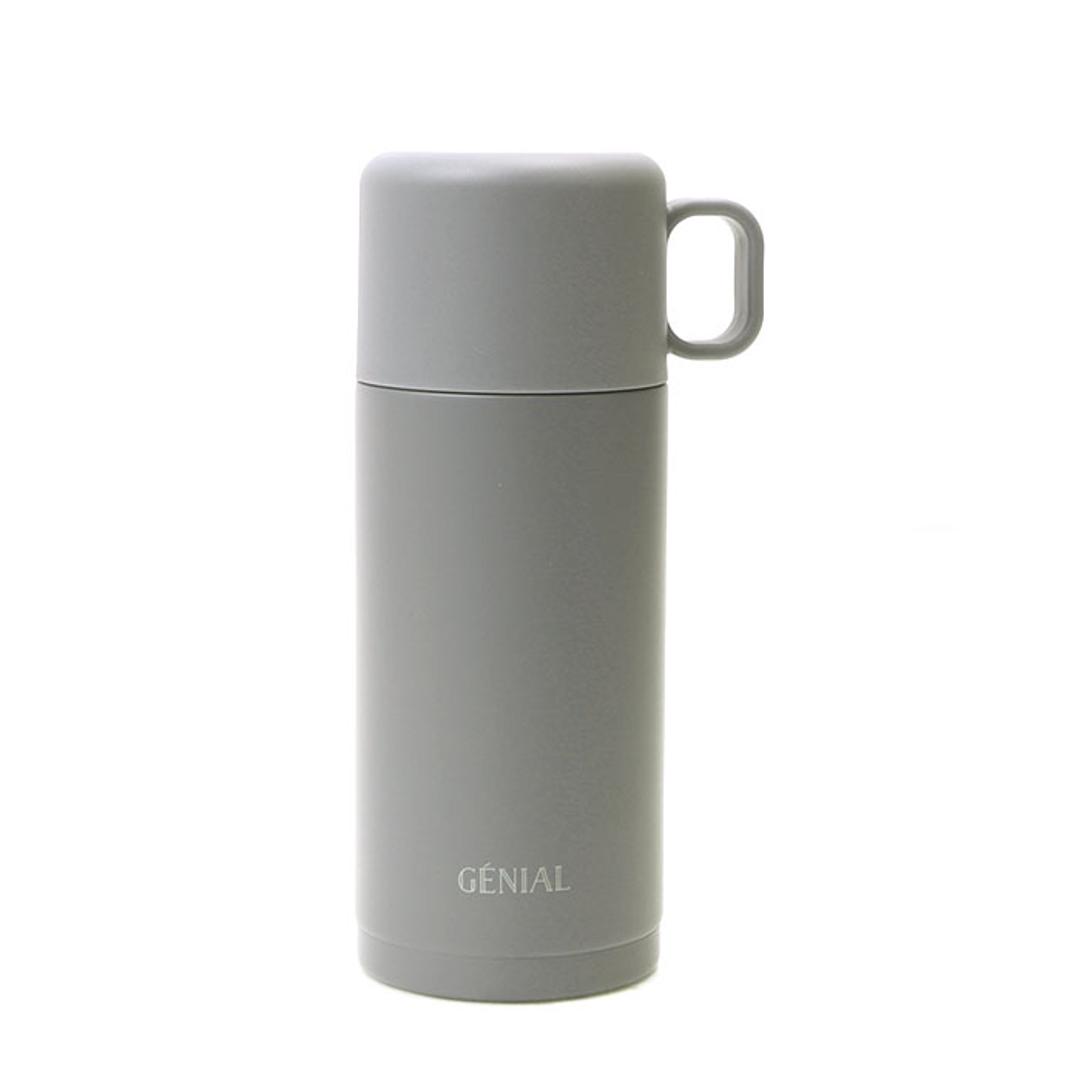 水筒 コップ付き 通販 保温 保冷 200ml 少量 マイボトル 直飲み マグボトル おしゃれ かわいい ミニボトル 小さめ 日用品 母の日 敬老の日 ギフト キッチン 雑貨 エクリュ ・