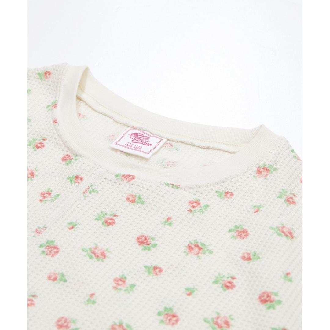 JEMORGAN サーマル レディース 通販 ジェーイーモーガン JD071-59S 切替ロンT ワッフル ロンT Tシャツ 長袖Tシャツ カットソー 長袖 トップス ワッフル生地 パック入り おしゃれ シンプル レディースファッション ピンク ・