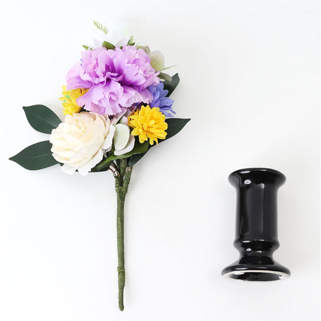 造花 お供え 花器付き 通販 アーティフィシャルフラワー 仏花 お供え花 仏壇 供花 水換え不要 花器入り 花瓶セット 仏壇用 お花 枯れない 花 長持ち 仏前 供養 法事 法要 お悔やみ お彼岸 お盆 新盆 初盆 命日 一周忌 おしゃれ オシャレ ピンク ・