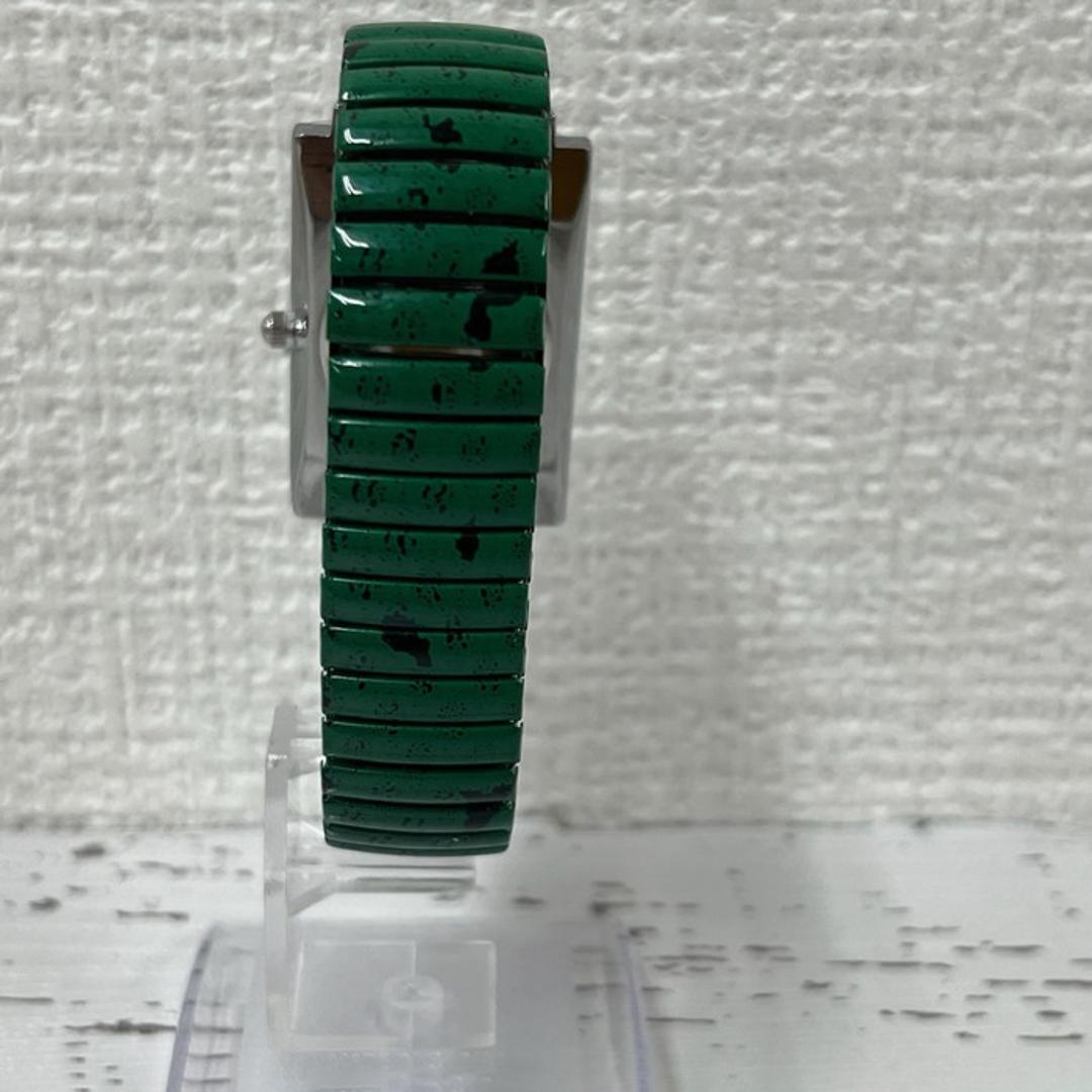 腕時計 レディース ジャバラ 通販 蛇腹腕時計レディース じゃばら 蛇腹 リストウォッチ アナログ 時計 レディース時計 四角 長方形 メンズ レディース腕時計 ジャバラ時計 おしゃれ オシャレ かわいい 可愛い ACONTeG アコンテジ L446SQ ブラック ・