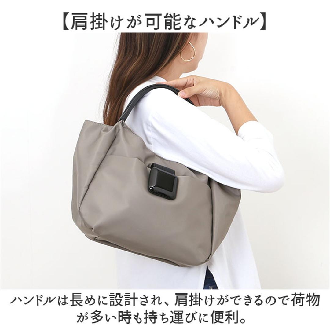 トートバッグ レディース 通販 ナイロントートバッグ 肩掛け 軽量 軽い 手提げバッグ バッグ かばん カバン 通勤 通学 おしゃれ かわいい シンプル 無地 エレガント カジュアル 女性 大人女子 肩がけ 誕生日 就職祝い お出掛け ギフト 贈り物 ブラック ・