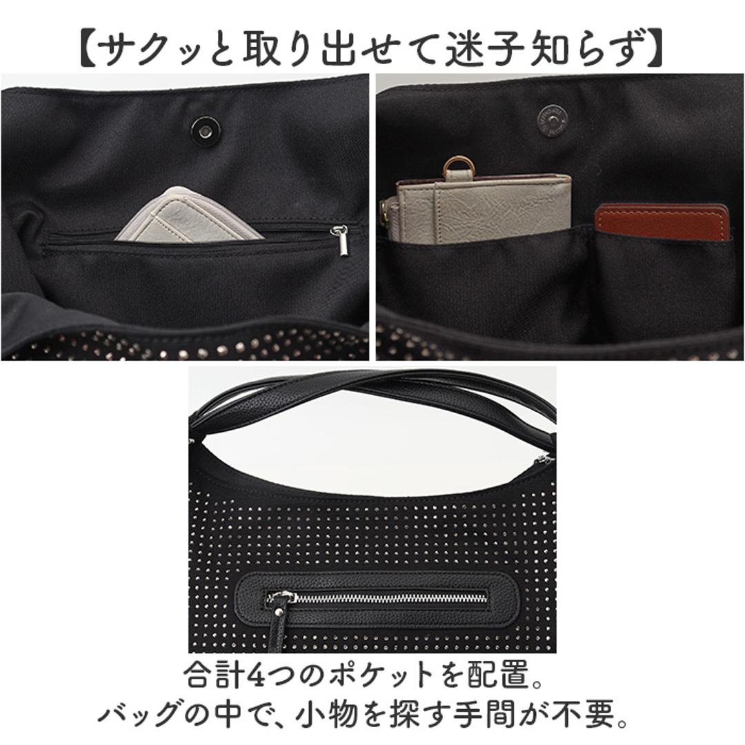 トートバッグ レディース 通販 手提げバッグ ショルダーバッグ 2WAY 肩掛け タッセルチャーム 軽い 軽量 バッグ かばん カバン シンプル おしゃれ かわいい 通勤 通学 女性 大人女子 カジュアル 旅行 ギフト 贈り物 お出掛け ブラック ・
