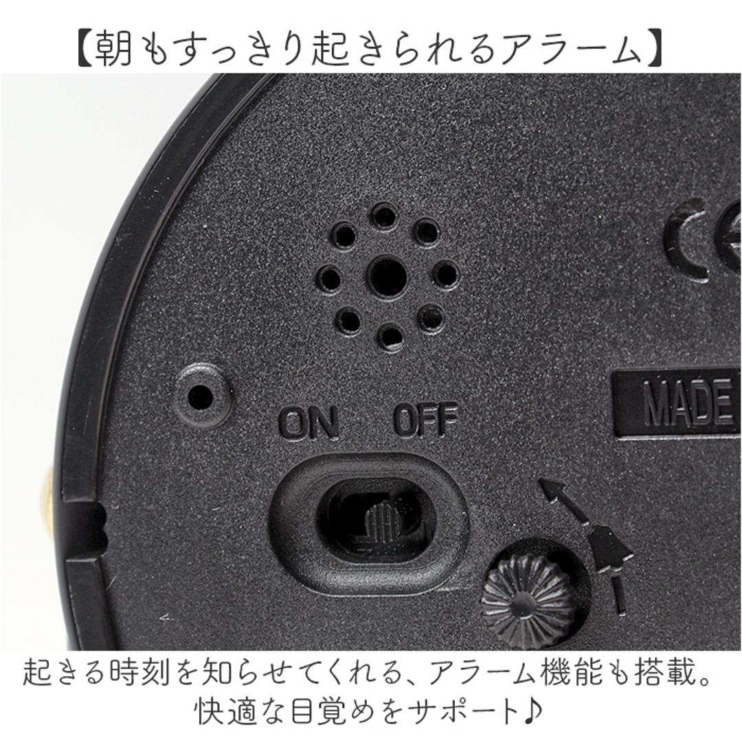 目覚まし時計 アナログ かわいい 通販 アラームクロック 置き時計 置時計 アラーム 時計 おしゃれ くすみカラー シンプル 静音 静か リビング 寝室 子供 小さい コンパクト ギフト 贈り物 Lipad リパド LPD-10 インテリア時計 インテリア GR/グリーン ・