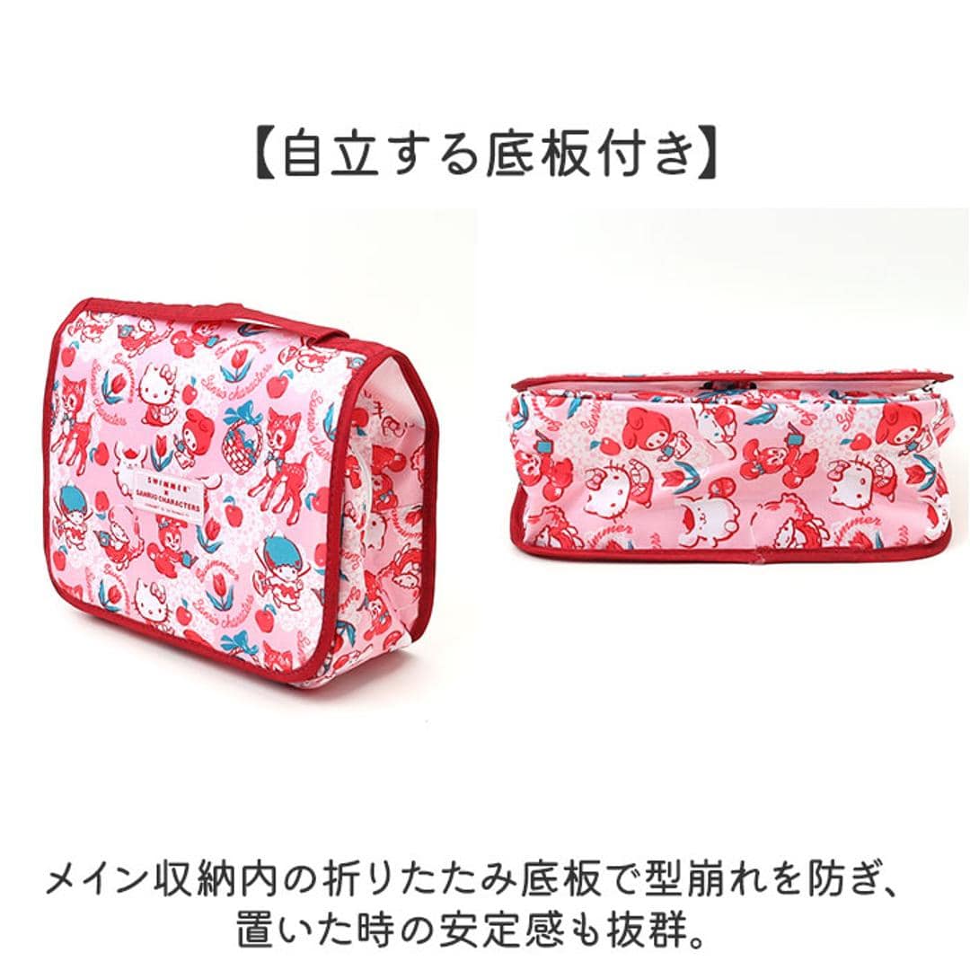スイマー サンリオ トラベルポーチ 吊り下げ 通販 SWIMMER×SANRIO 吊り下げポーチ つりさげ ポーチ ハンギングポーチ コスメポーチ 小物入れ 旅行 トラベル 収納 キャラクター おしゃれ かわいい 可愛い パッキングオーガナイザー 旅行用品 SWIMMERXSANRIO/ピンク ・