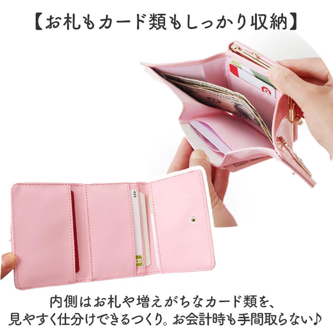 サンリオ 財布 三つ折り 通販 三つ折り財布 3つ折り財布 ミニ財布 折りたたみ財布 がまぐち財布 がま口財布 sanrio グッズ お財布 おさいふ レディース おしゃれ かわいい 女性 大人 女子 女の子 小学生 中学生 高校性 誕生日 入学祝い エナメルハローキティ ・