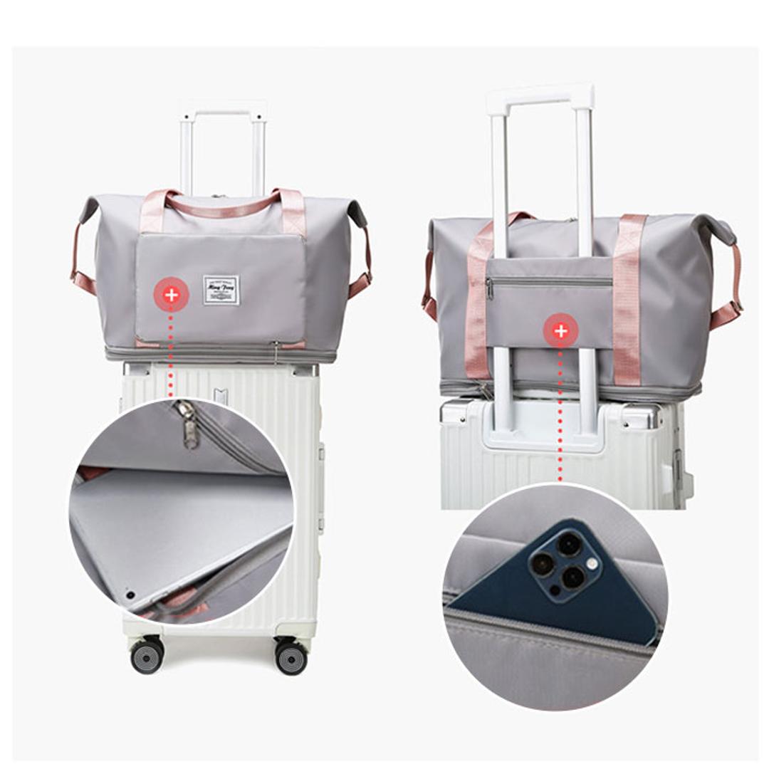 ボストンバッグ 軽量 大容量 通販 ボストンバック サブバッグ サブバック 旅行バッグ 旅行バック キャリーオンバッグ キャリーオンバック 撥水 折りたたみ 折り畳み コンパクト トラベル 旅行 レディース メンズ ジム フィットネス グリーン ・